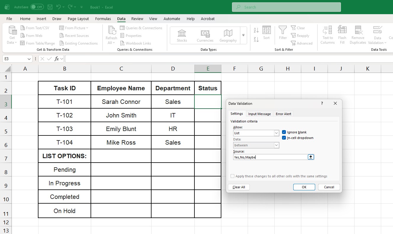 How to Create Drop-Down list in Excel (Guide) - blog.excelifyhub.com