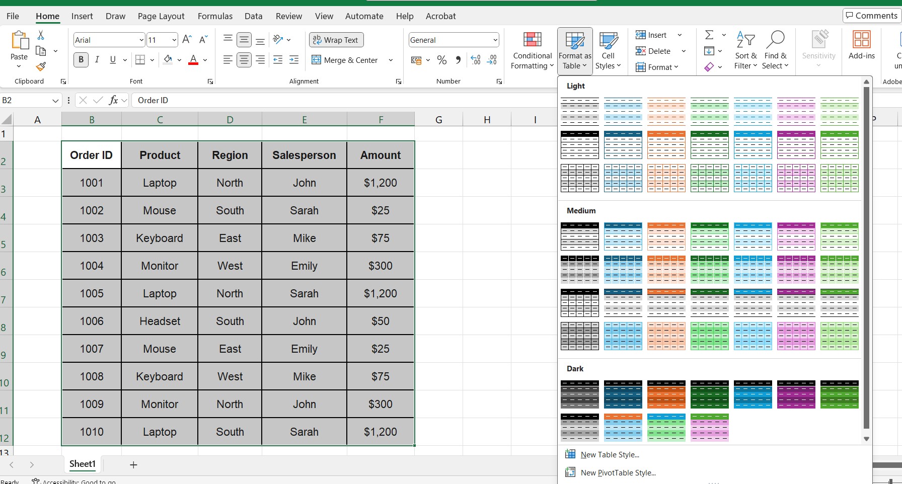 How to Alternate Row Colors in Excel - blog.excelifyhub.com